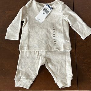 NWT Ralph Lauren Two Piece Set - Oatmeal